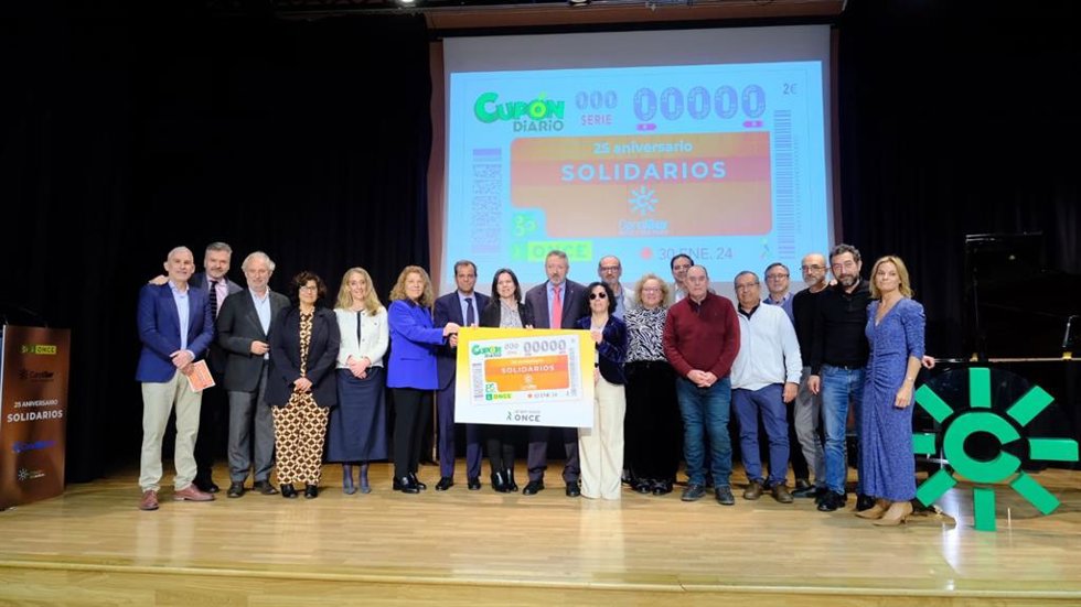 La ONCE y Canal Sur celebran los 25 años del programa 'Solidarios'