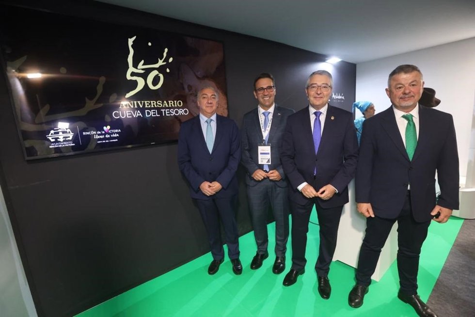El alcalde de Rincón de la Victoria, Francisco Salado, en Fitur