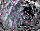 Foto: Riesgo sísmico en la región polar sur lunar, destino de astronautas
