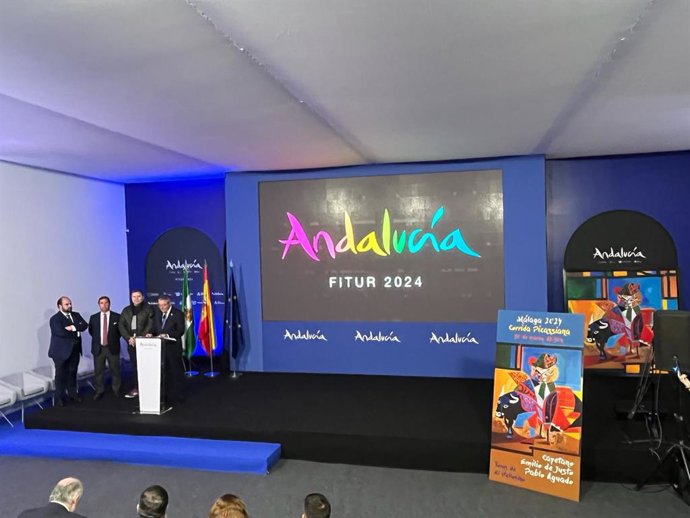 La Diputación de Málaga ha presentado en Fitur el cartel de la Corrida Picassiana