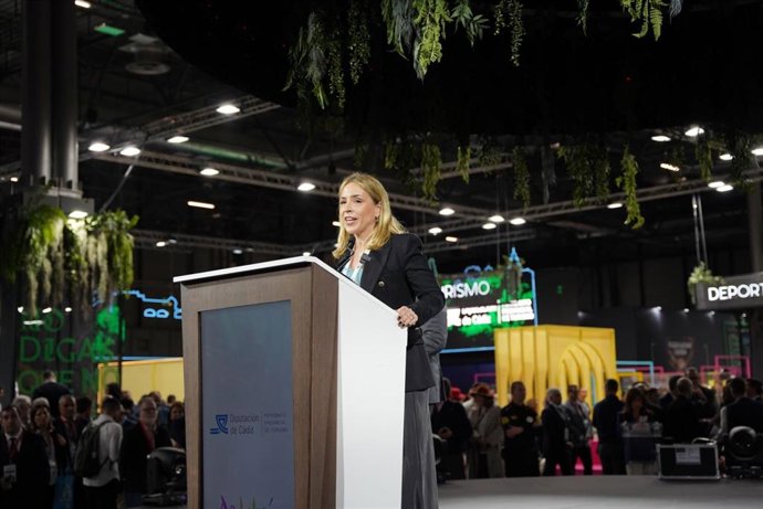 Almudena Martínez en Fitur.