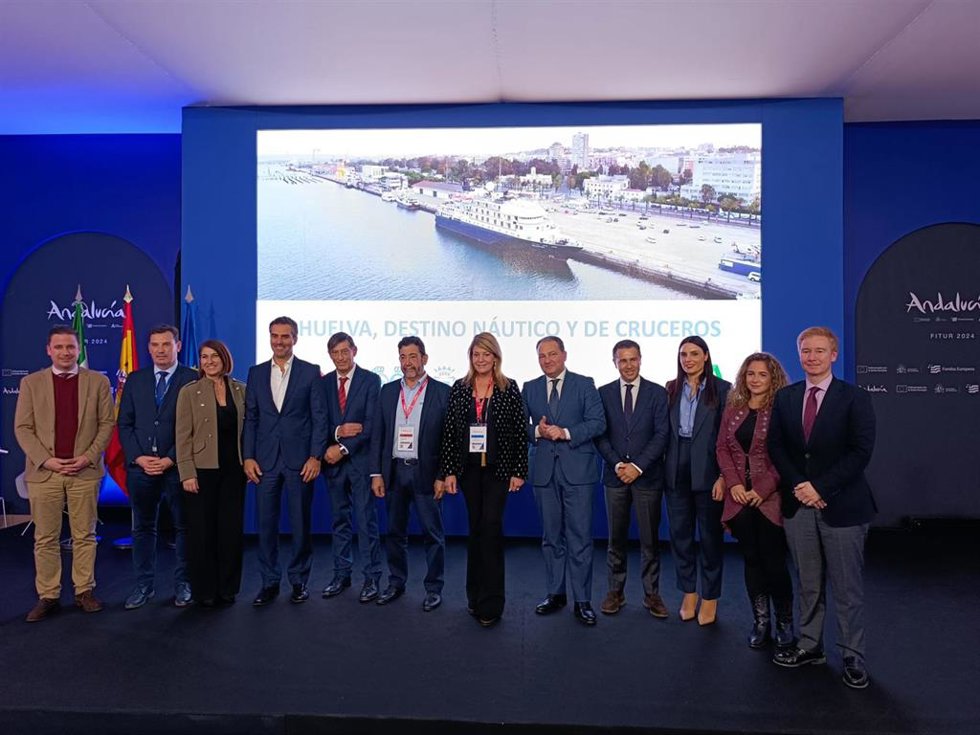 Presentación en Fitur de 'Huelva, destino náutico y de cruceros'.