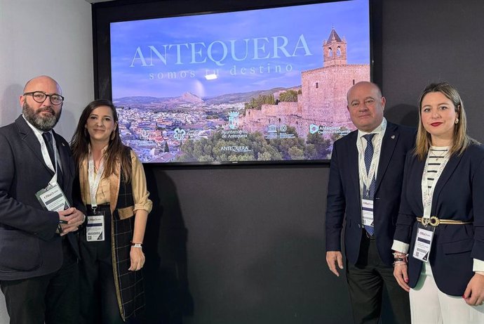 Presentación de la campaña de promoción turística de Antequera en Fitur.