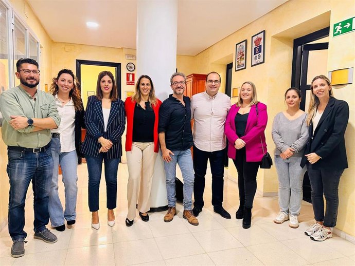 Dirigentes de IU de la Sierra de Cádiz.