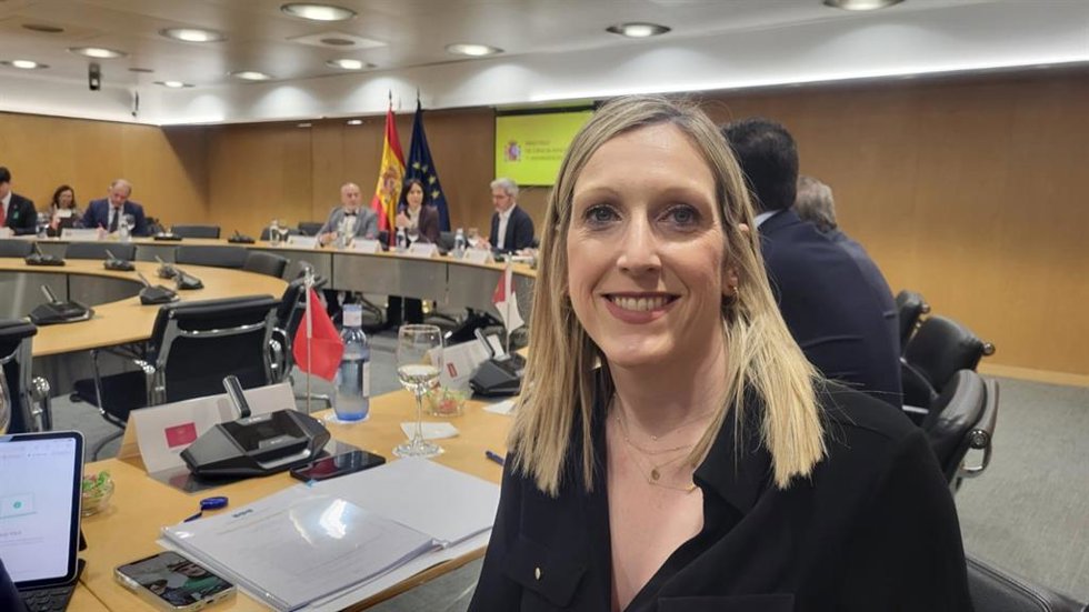 La consejera de Universidad, Innovación y Transformación Digital del Gobierno de Navarral, Patricia Fanlo, participa en la Conferencia General de Política Universitaria en Madrid.