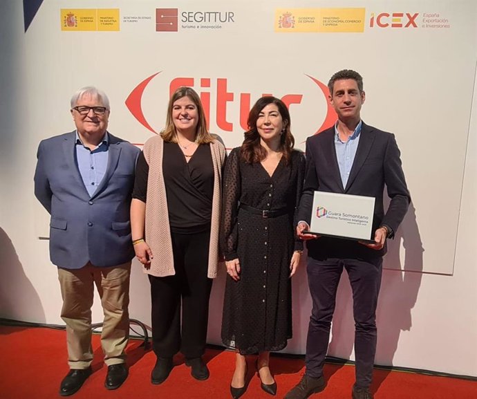 Guara Somontano (Huesca) recibe el sello que le acredita como Destino Turístico Inteligente