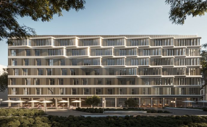 Hotel proyectado por Grupo Gimeno y V5 Housing en la Malvarrosa