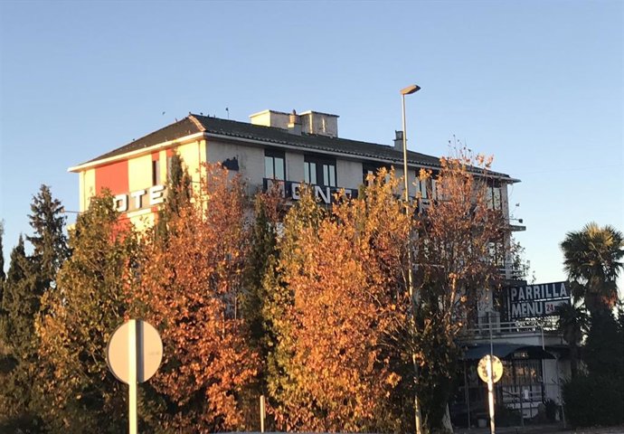 Archivo - Hotel Montearagón, Quicena, Huesca, donde se alojan inmigrantes