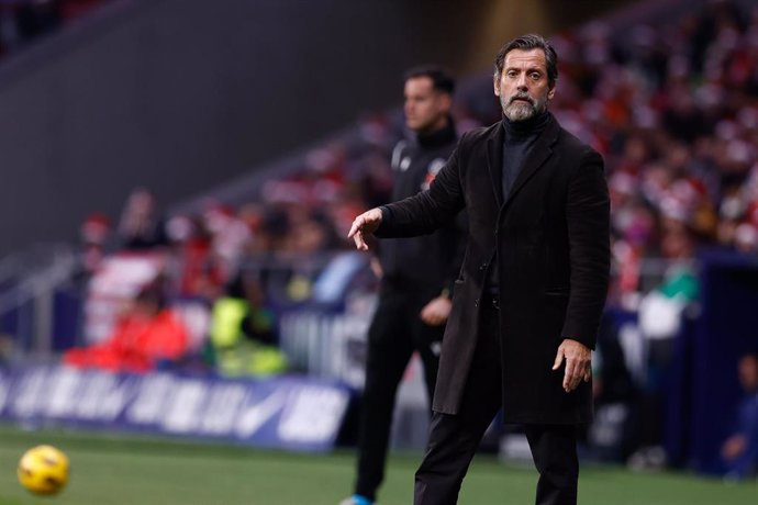 Archivo - Quique Sánchez Flores, entrenador del Sevilla FC.