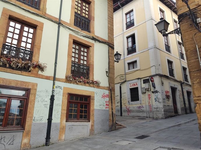 Archivo - La zona del Oviedo Antiguo en una imagen de archivo.