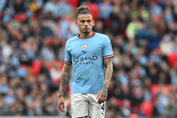 Archivo - El centrocampista Kalvin Phillips, en su etapa en el Manchester City, durante un partido de FA Cup.