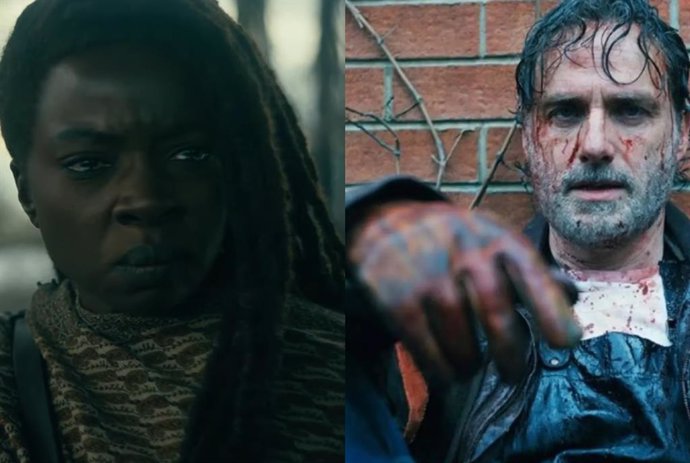 Rick y Michonne, entre hordas de zombies en el explosivo tráiler de The Walking Dead: The One Who Lives