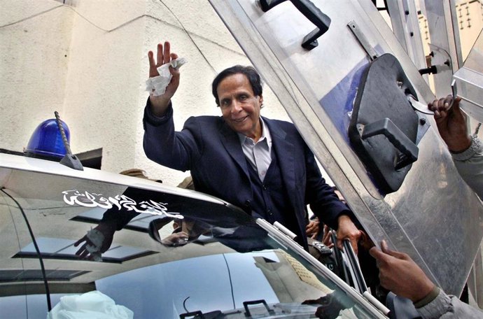 Archivo - El presidente del PTI, Parvez Elahi 