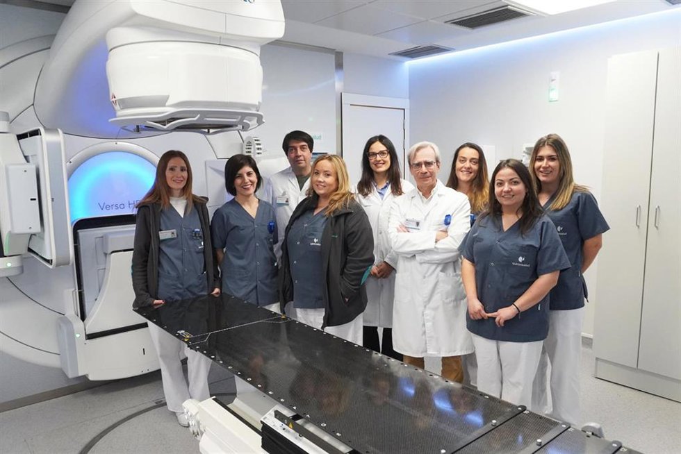 Equipo médico del Servicio de Oncología Radioterápica.