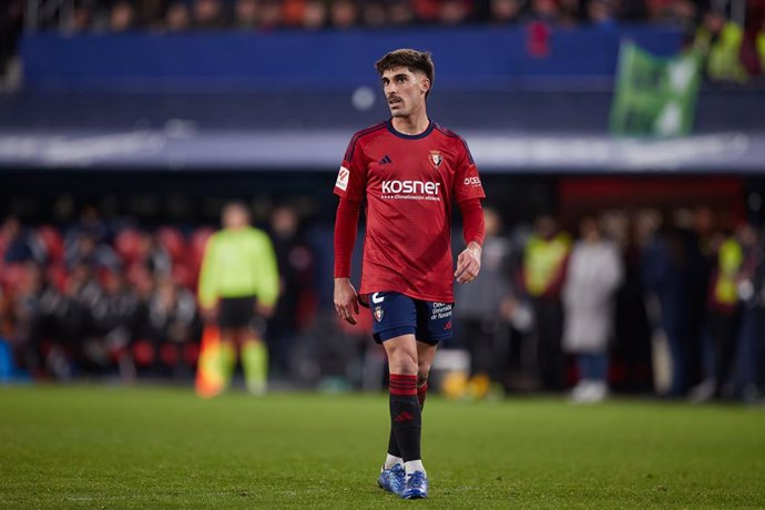 Archivo - Nacho Vidal of CA Osasuna looks on during the LaLiga EA Sports match between CA Osasuna and Real Sociedad at El Sadar on December 2, 2023, in Pamplona, Spain.