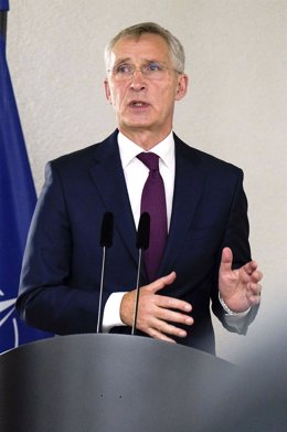 Archivo - Jens Stoltenberg, secretario general de la OTAN 