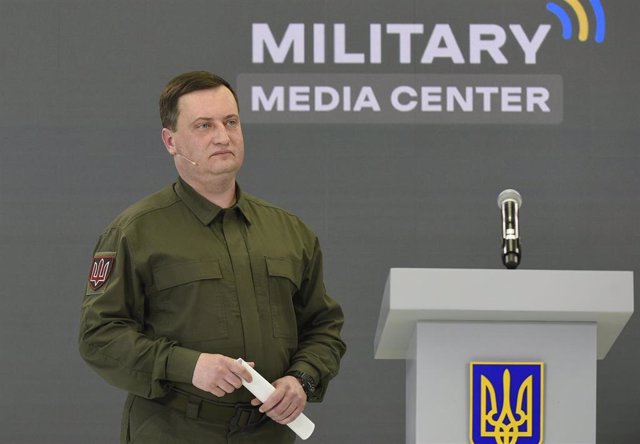 Archivo - El portavoz del Servicio de Inteligencia de Ministerio de Defensa de Ucrania, Andrei Yusov.