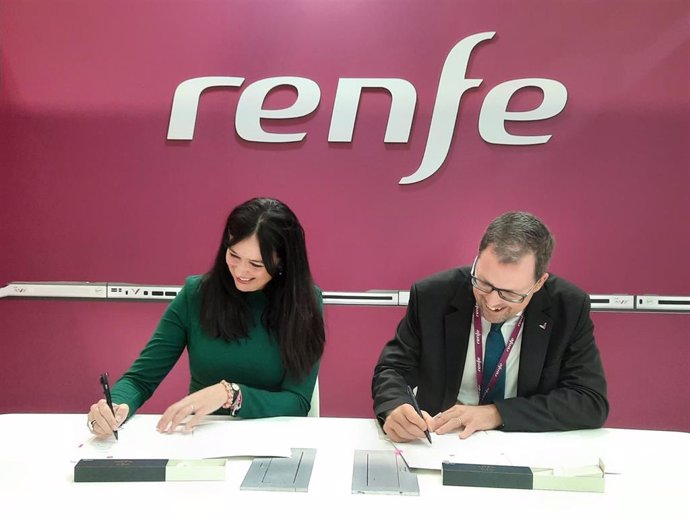 Renfe será 'Tren Oficial' de las actividades organizadas por el Ayuntamiento de Huesca y el Palacio de Congresos.
