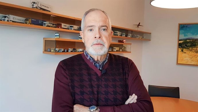 El secretario general de la Federación Regional de Organizaciones y Empresas de Transporte de Murcia (FROET), Manuel Pérezcarro