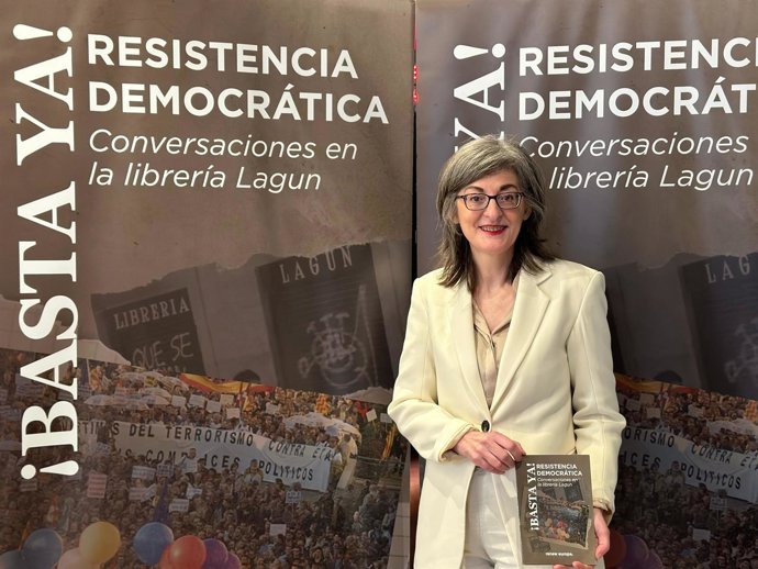 Maite Pagazaurtundua, en la presentación del documental sobre Basta Ya!