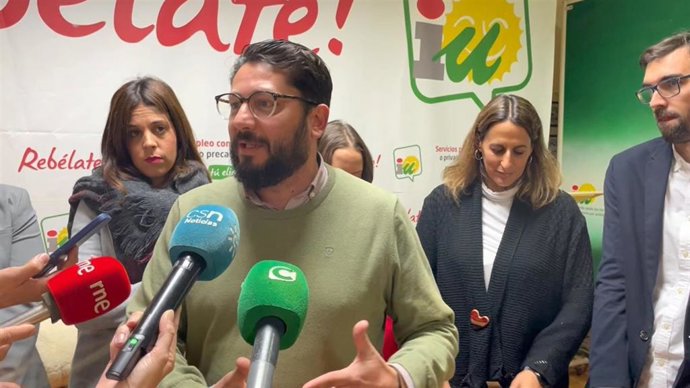 Jorge Rodríguez, coordinador provincial de IU en Cádiz.