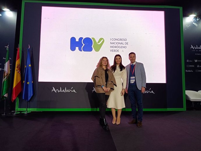 Presentación en Fitur del Congreso del Hidrógeno Verde que se celebrará en Huelva en febero.