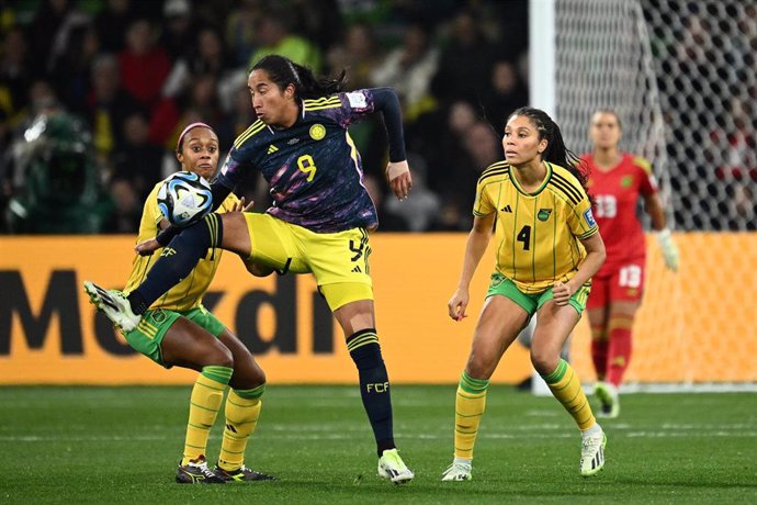 Archivo - Mayra Ramírez durante un partido con la selección colombiana en el Mundial 2023