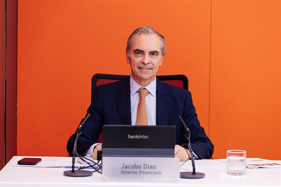 Archivo - El director financiero de Bankinter, Jacobo Díaz, durante la presentación de los resultados del tercer trimestre de Bankinter, a 19 de octubre de 2023, en Madrid (España). 