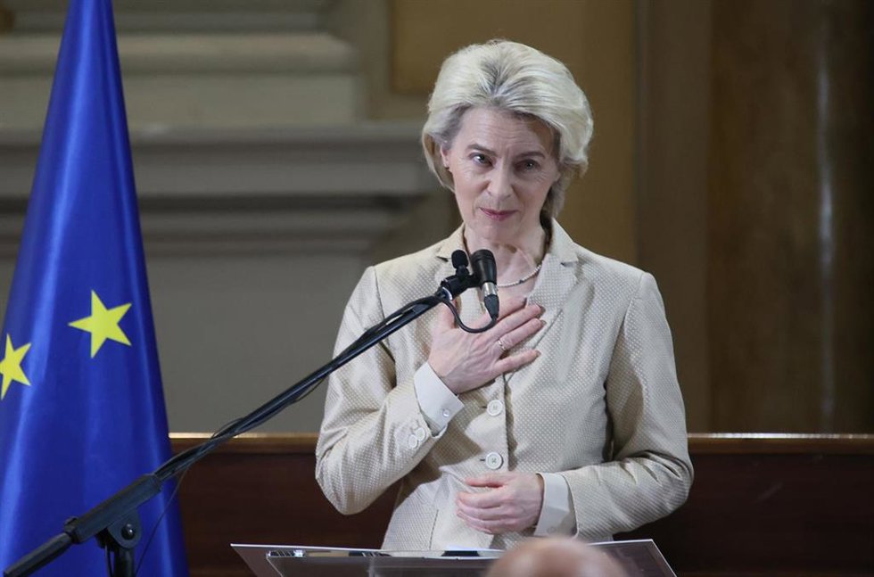 La presidenta de la Comisión Europea, Ursula von der Leyen