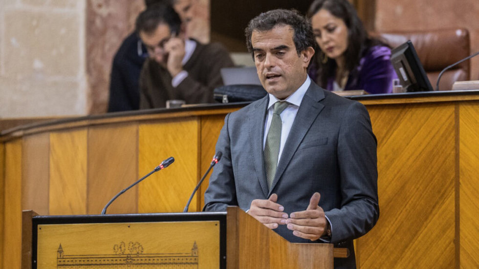 El diputado del Grupo Parlamentario Vox en el Parlamento de Andalucía y portavoz en la Comisión de Turismo, Antonio Sevilla