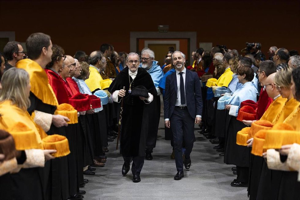 Acto de la festividad de Santo Tomas de Aquino en la Universidad de Cantabria UC