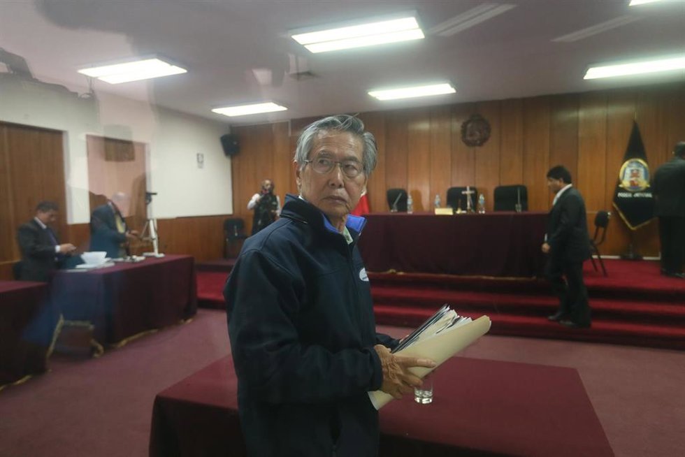 Archivo - El expresidente de Perú Alberto Fujimori