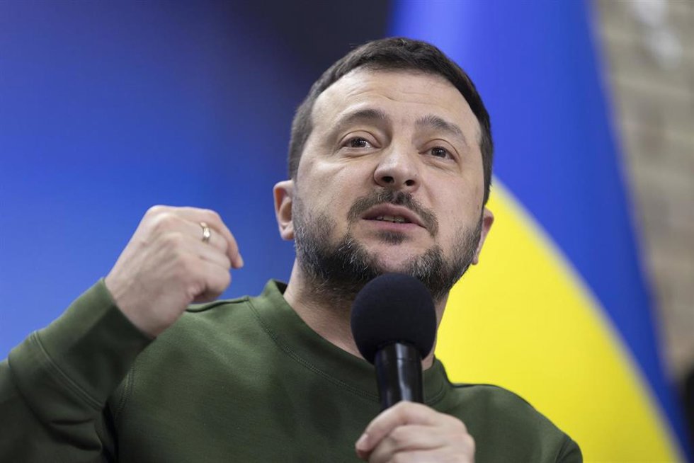 El presidente de Ucrania, Volodimir Zelenski.