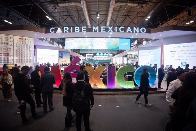 Estand de México en la 44 edición de la Feria Internacional del Turismo, Fitur 2024, en IFEMA Madrid, a 24 de enero de 2024, en Madrid, (España). Fitur es la primera cita anual para los profesionales del turismo mundial y la feria líder para los mercad