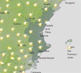 Predicción meteorológica para este sábado, 27 de enero