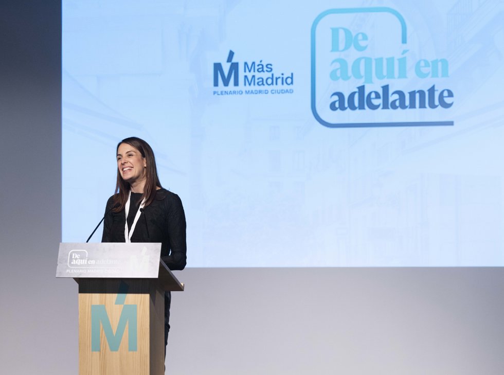 La portavoz de Más Madrid, Rita Maestre, en el Plenario de la formación en la ciudad