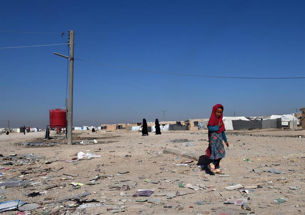 Archivo - Imagen de archivo del campamento de refugiados de Al Hol 