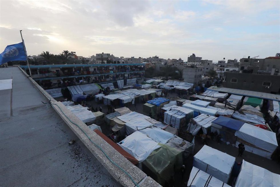 Archivo - Imagen de archivo de una escuela de la UNRWA en Gaza 