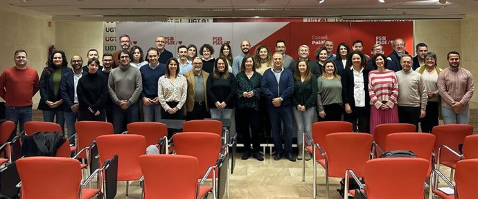 Foto de familia de la reunión de la Comisión Ejecutiva del PSIB-PSOE