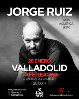 El músico Jorge Ruiz llega al Café Teatro de Valladolid