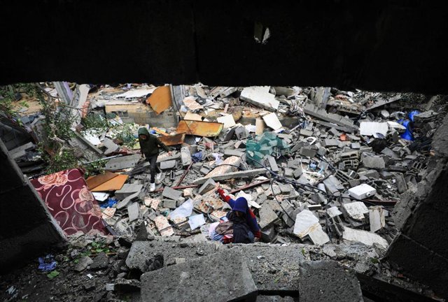 Imagen de archivo de la guerra de Gaza 