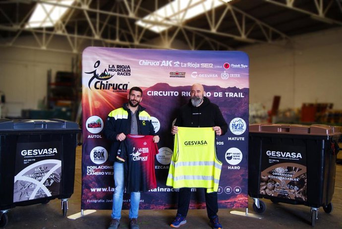 EL CIRCUITO RIOJANO DE TRAIL LA RIOJA MOUNTAIN RACES CHIRUCA EXPERIENCE Y LA EMPRESA GESVASA ACUERDAN EL PROYECTO ECO CIRCUITO