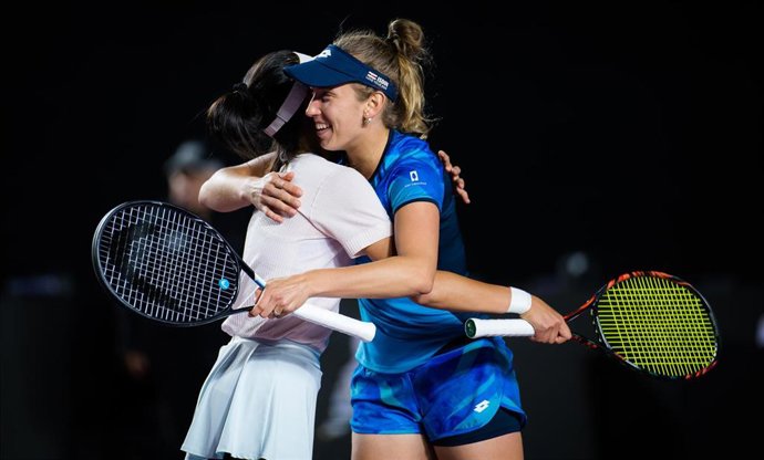 Archivo - Elise Mertens y Su-Wei Hsieh