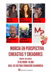 Foto: Cajamurcia estrena el miércoles su ciclo 'Murcia en perspectiva' con una mesa redonda dedicada a cineastas y creadores