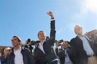Rajoy y Aznar se suman a la protesta que el PP ha convocado este domingo en la Plaza de España contra la amnistía