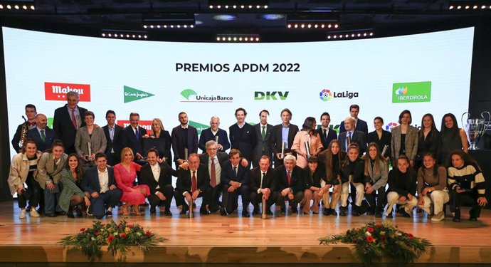 Archivo - Premiados de 2022 de la Asociación de la Prensa Deportiva de Madrid (APDM)