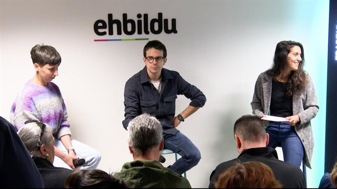 El candidato de EH Bildu a lehendakari, Pello Otxandiano