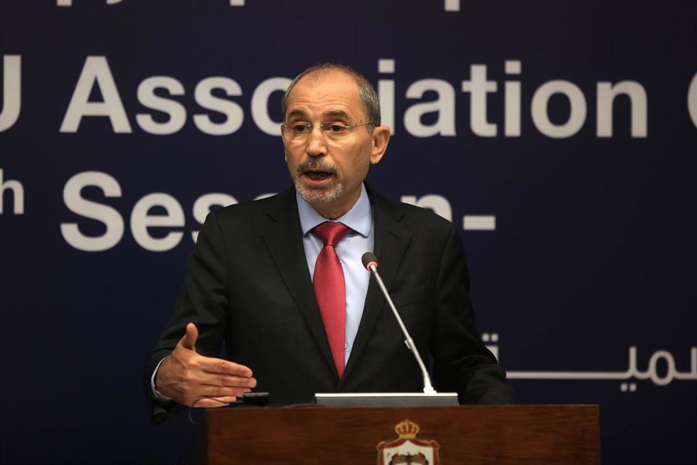 Archivo - El ministro de Exteriores jordano, Ayman Safadi 