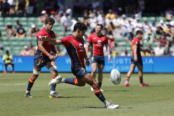 La selección española masculina de rugby seven termina octava en las Series Mundiales de Perth
