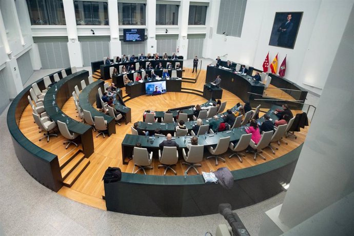 Una sesión extraordinaria del Pleno Municipal, en el Ayuntamiento de Madrid 